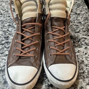 Converse Chuck Taylor Brown and Cream High-Tops men 10/ women 12